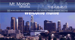 Desktop Screenshot of mtmoriahministries.net